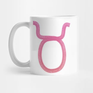 Pink Taurus gradient Mug